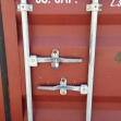 Shipping container lock - exposed